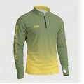 Camisa ArmorX Degradê Verde e Amarelo com Proteção UV50+