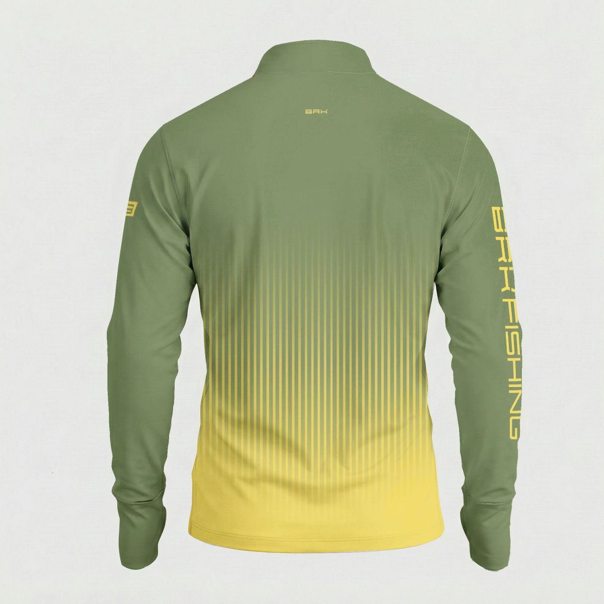 Camisa ArmorX BRK Fishing Degradê Verde e Amarelo com Proteção UV50+
