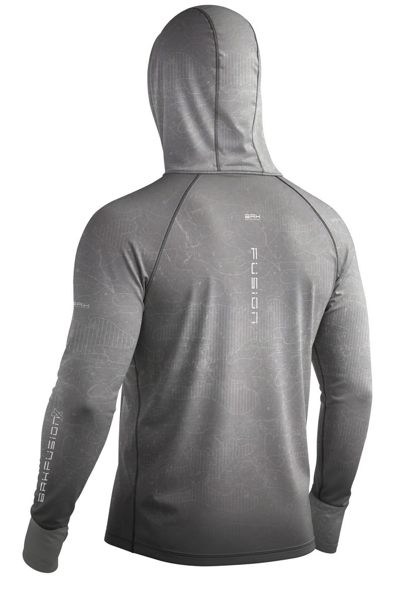 Camisa FusionX Brk Camo Cinza com Proteção UV50+