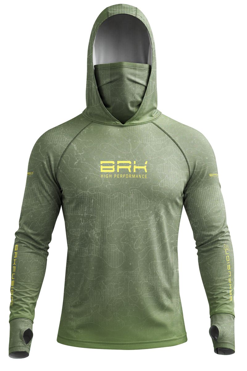 Camisa FusionX Brk Camo Verde com Proteção UV50+