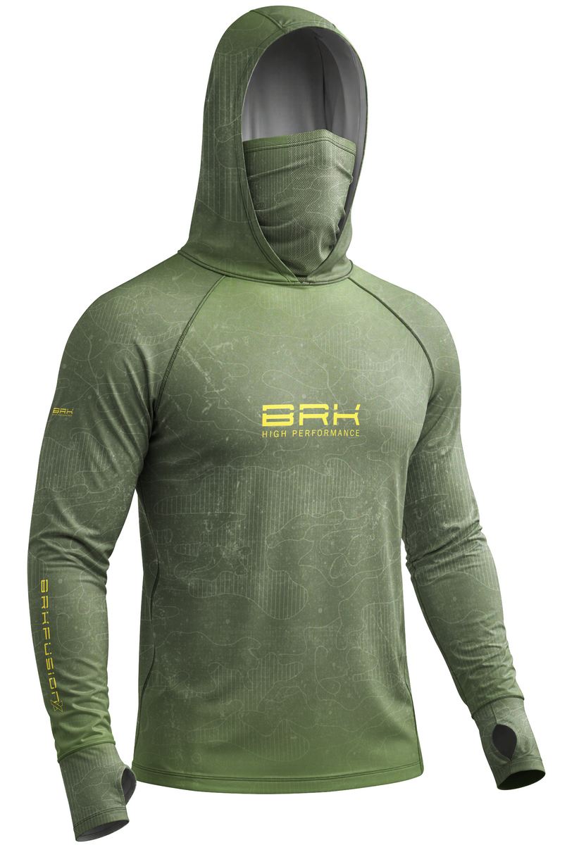 Camisa FusionX Brk Camo Verde com Proteção UV50+