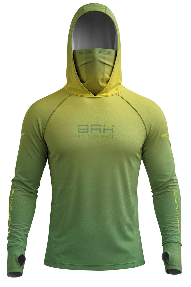 Camisa FusionX Brk Verde Degradê com Proteção UV50+