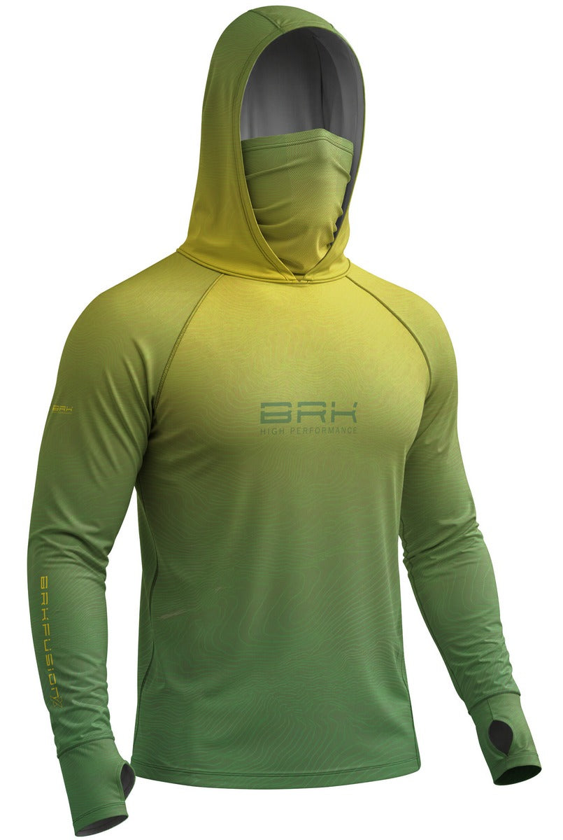 Camisa FusionX Brk Verde Degradê com Proteção UV50+