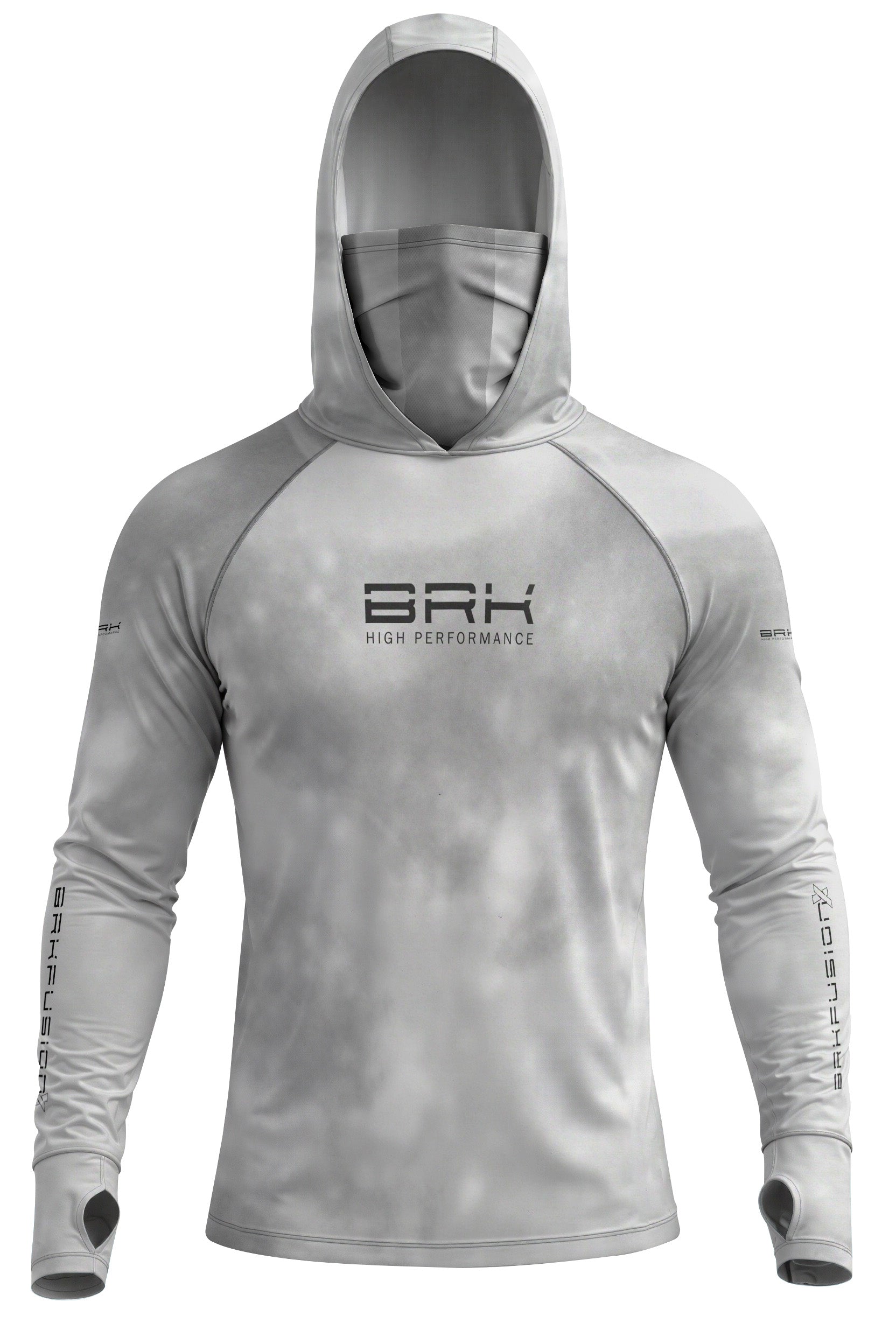 Camisa FusionX Brk Cinza Mescla com Proteção UV50+