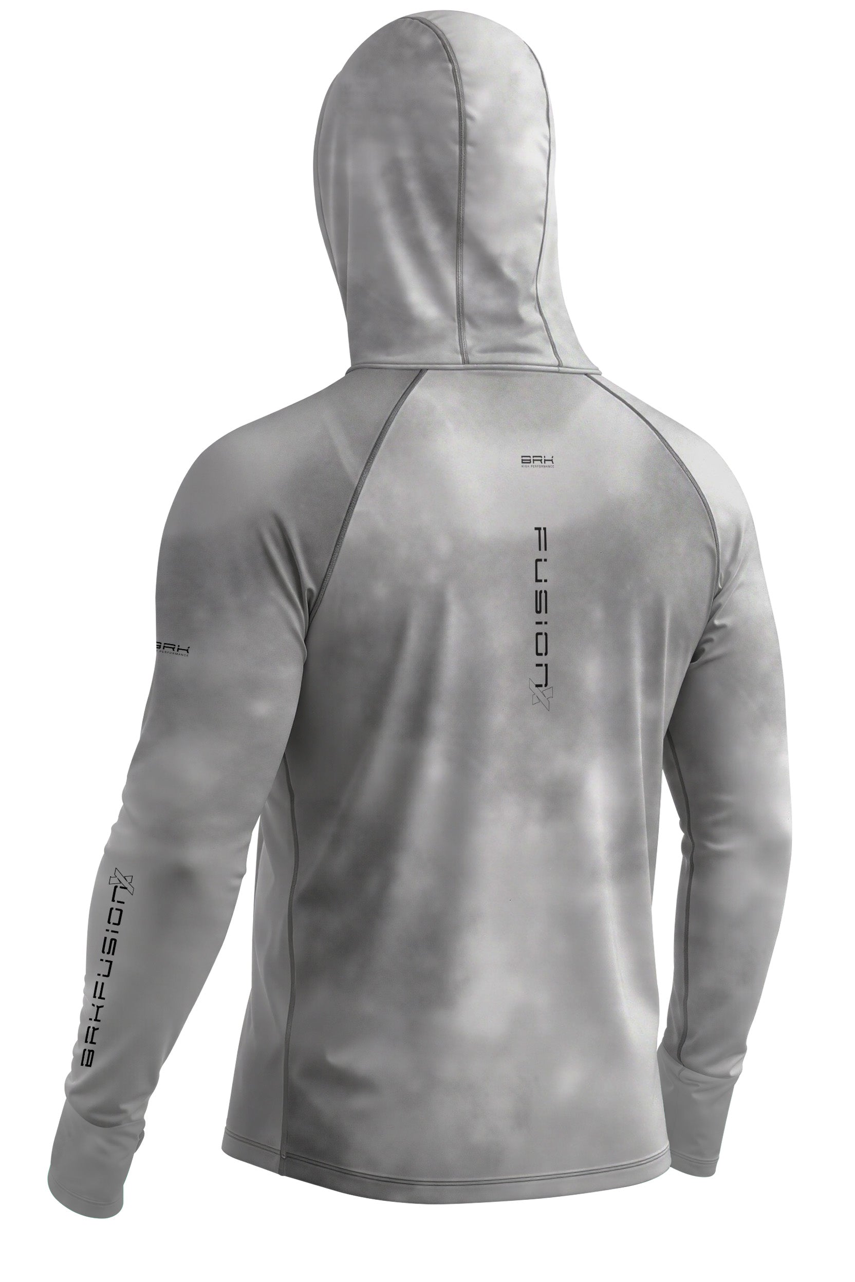 Camisa FusionX Brk Cinza Mescla com Proteção UV50+