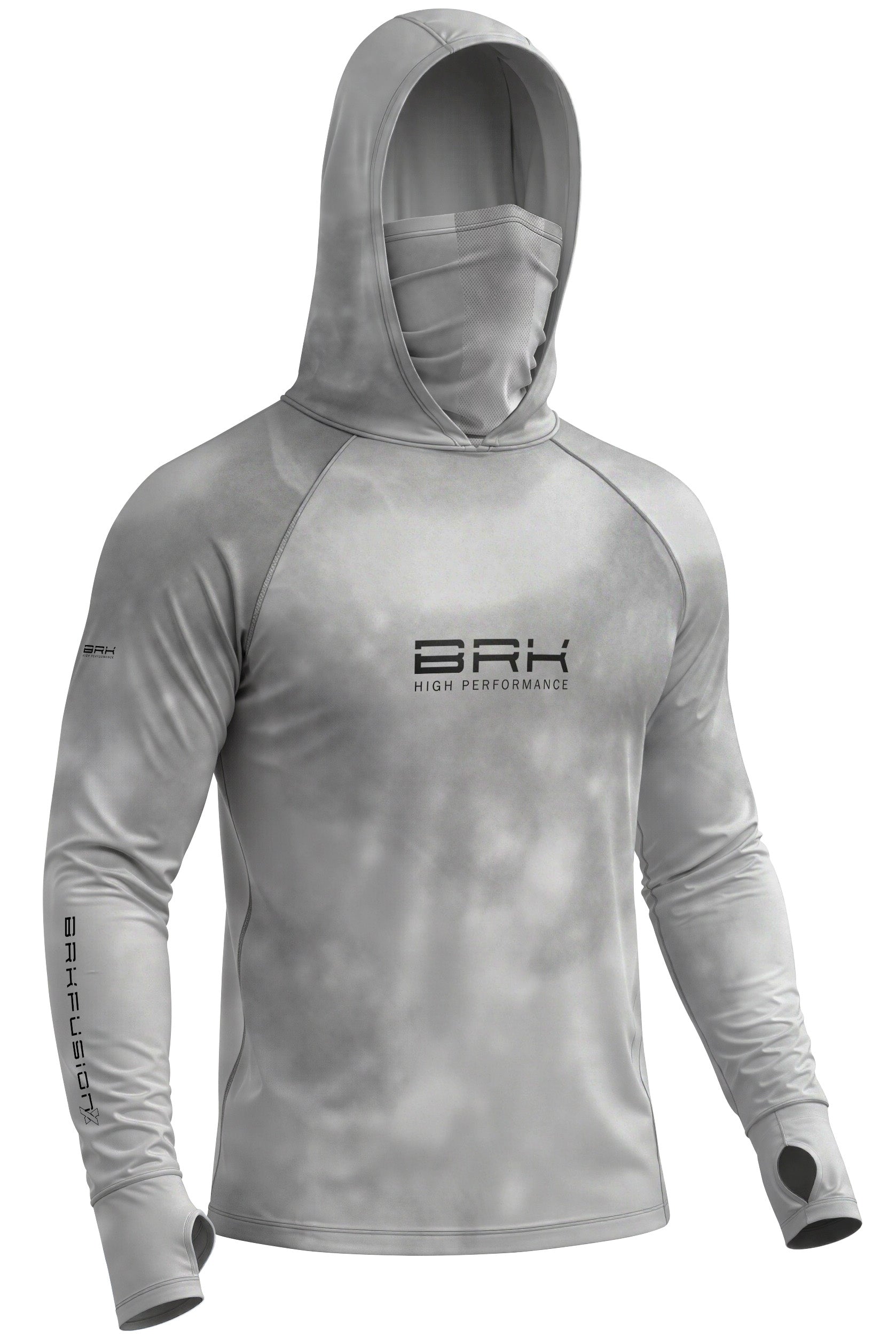 Camisa FusionX Brk Cinza Mescla com Proteção UV50+