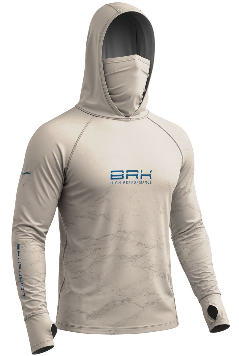 Camisa FusionX Brk Bege Marmorizada com Proteção UV50+