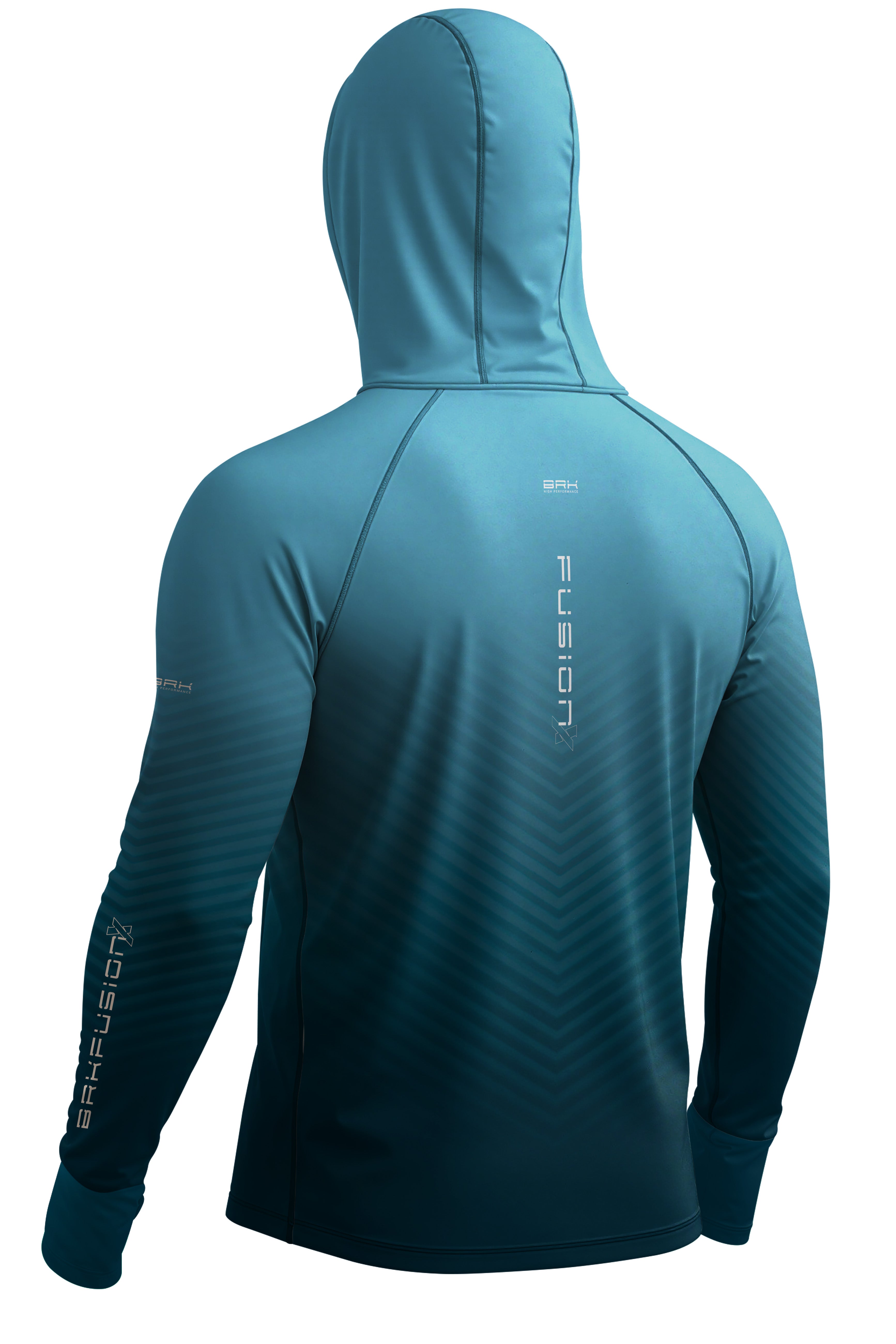 Camisa FusionX Brk Azul Degradê Acqua com Proteção UV50+