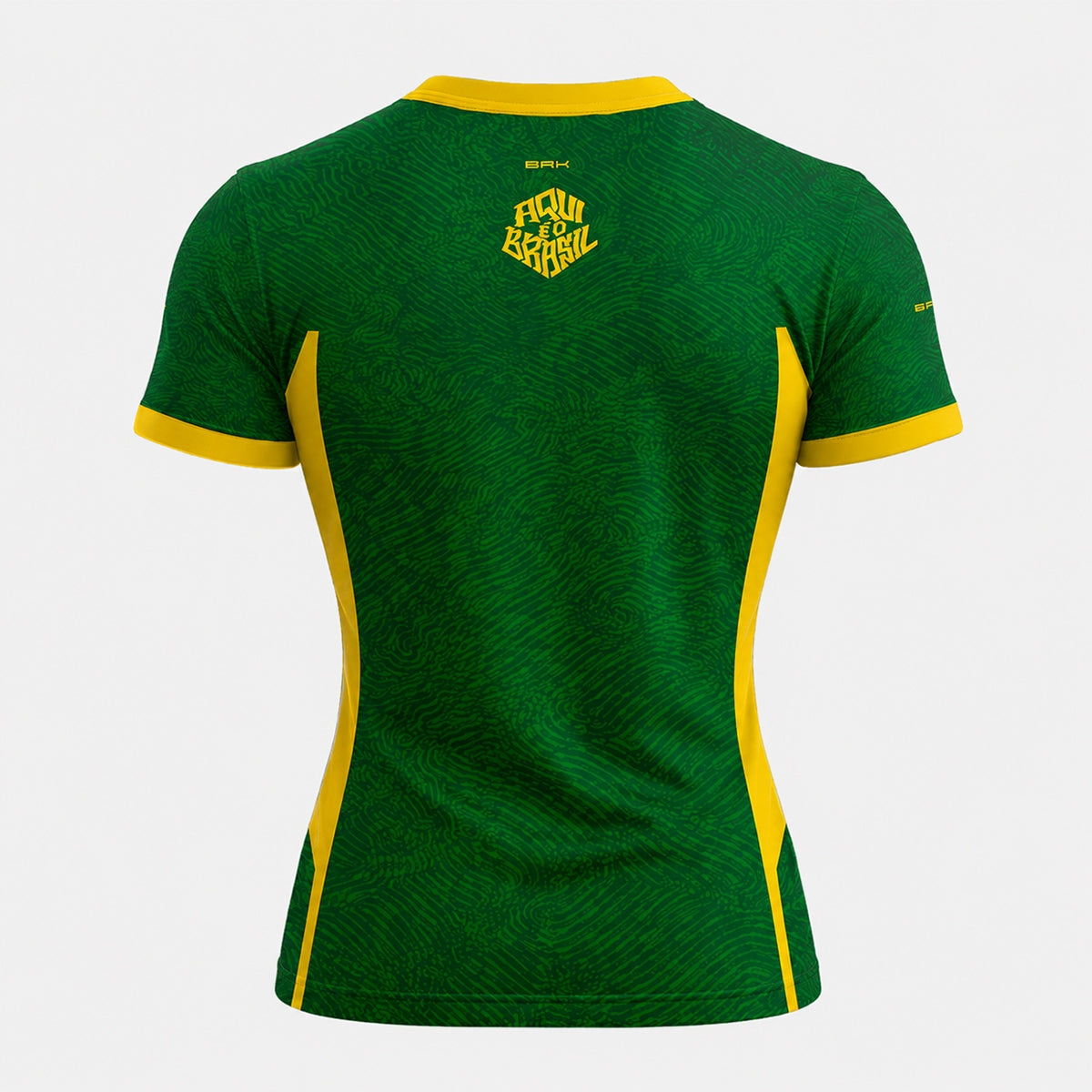 Camisa Casual Feminina Brk Aqui é o Brasil Digital Verde com Proteção Solar UV50+