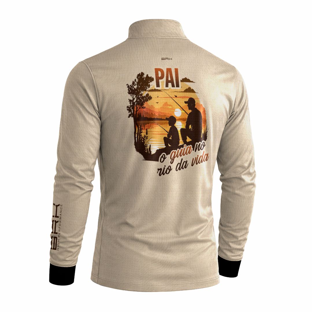 Camisa Brk Dia dos Pais O Guia no Rio da Vida com Proteção Solar UV50+