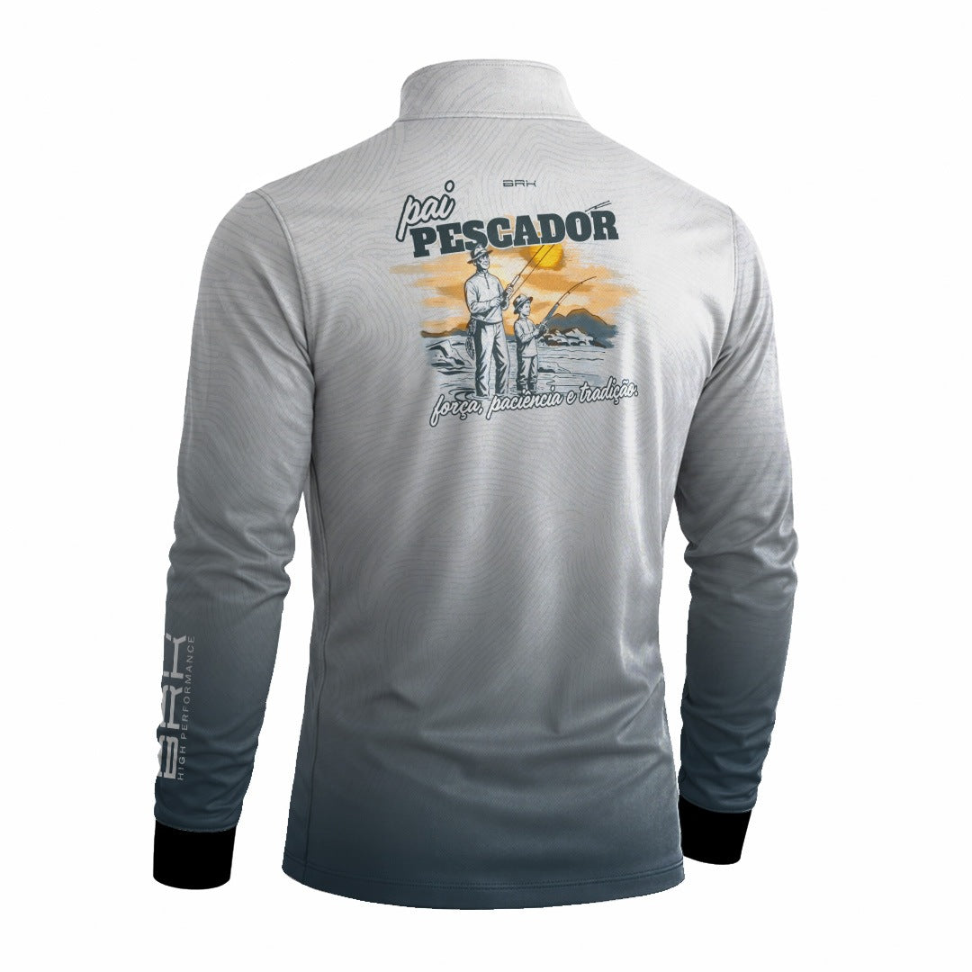 Camisa Brk Dia dos Pais Pai Pescador com Proteção Solar UV50+