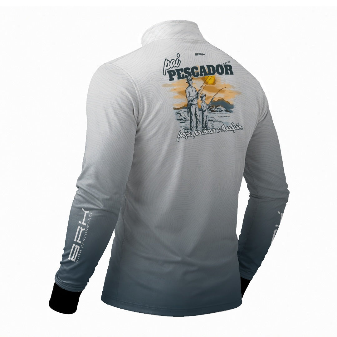 Camisa Brk Dia dos Pais Pai Pescador com Proteção Solar UV50+