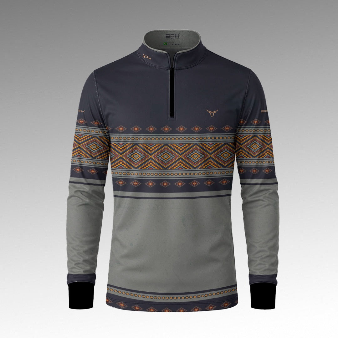 Camisa Brk Agro Apache Cinza com UV50+