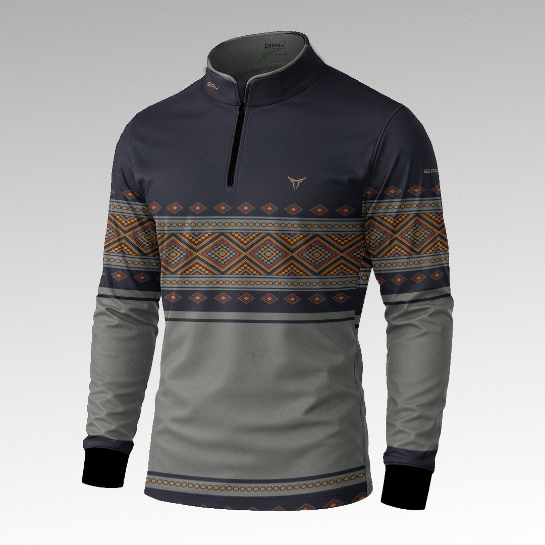 Camisa Brk Agro Apache Cinza com UV50+
