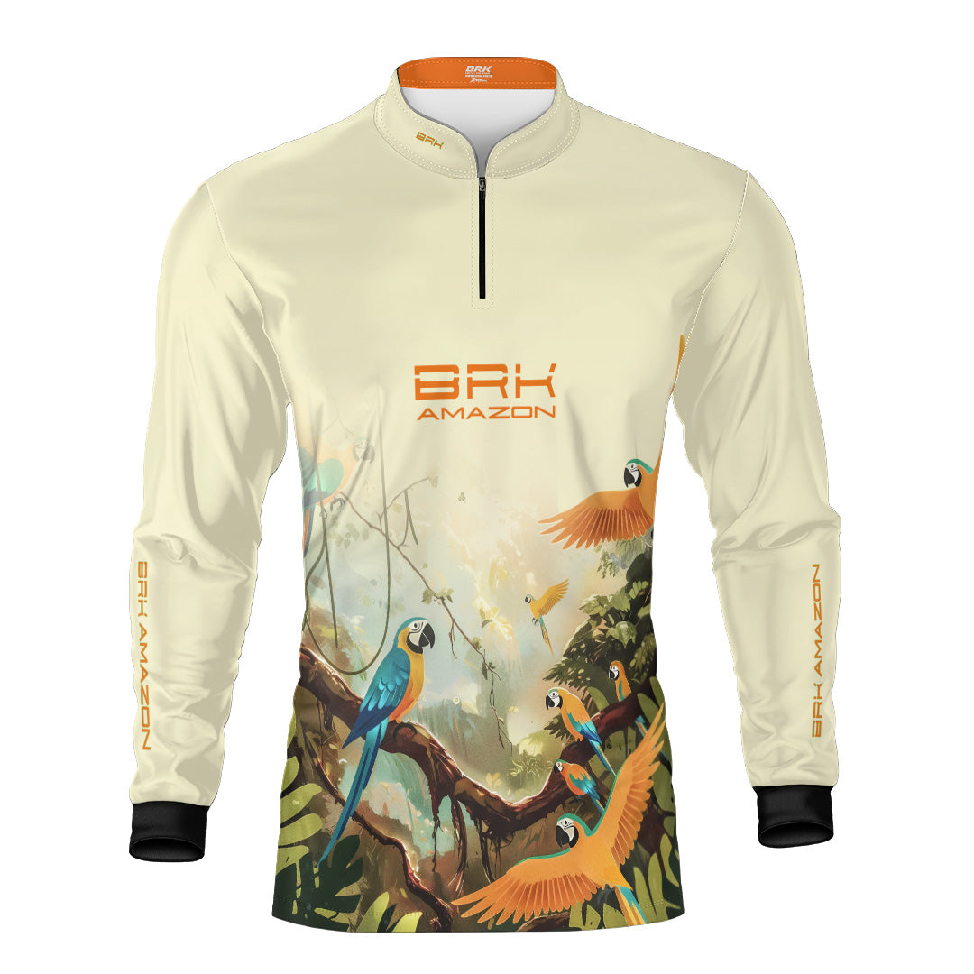 Camisa de Pesca  Brk Amazon Araras com Proteção UV50