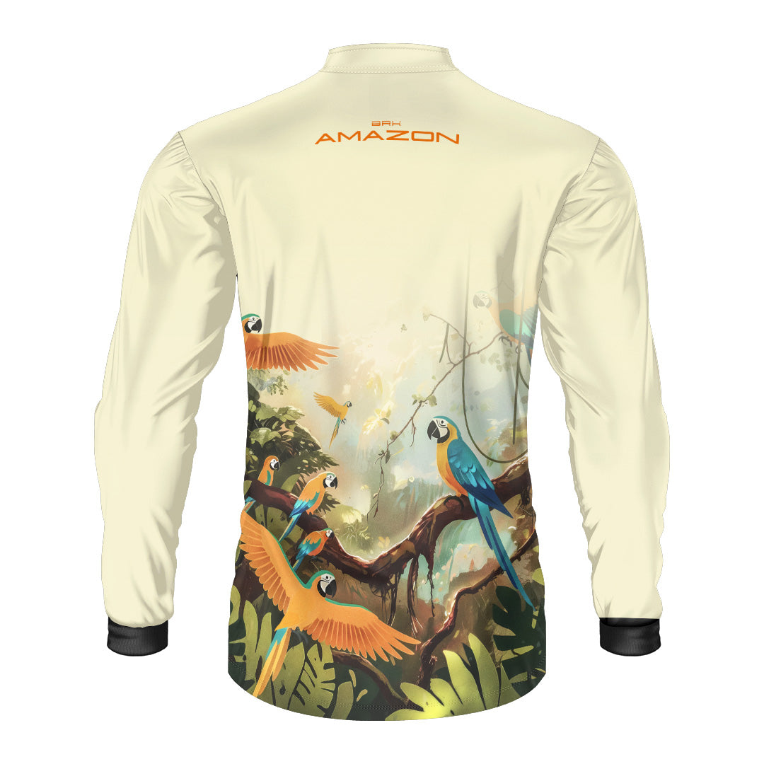 Camisa de Pesca  Brk Amazon Araras com Proteção UV50