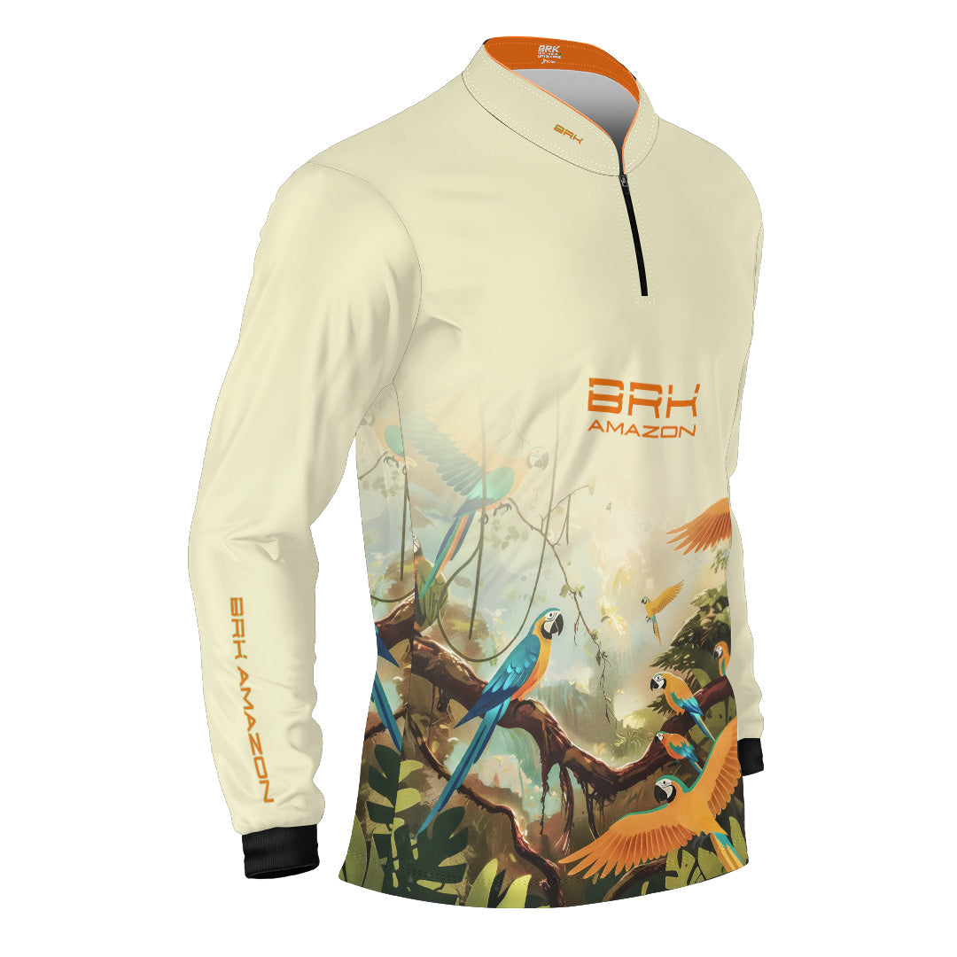 Camisa de Pesca  Brk Amazon Araras com Proteção UV50