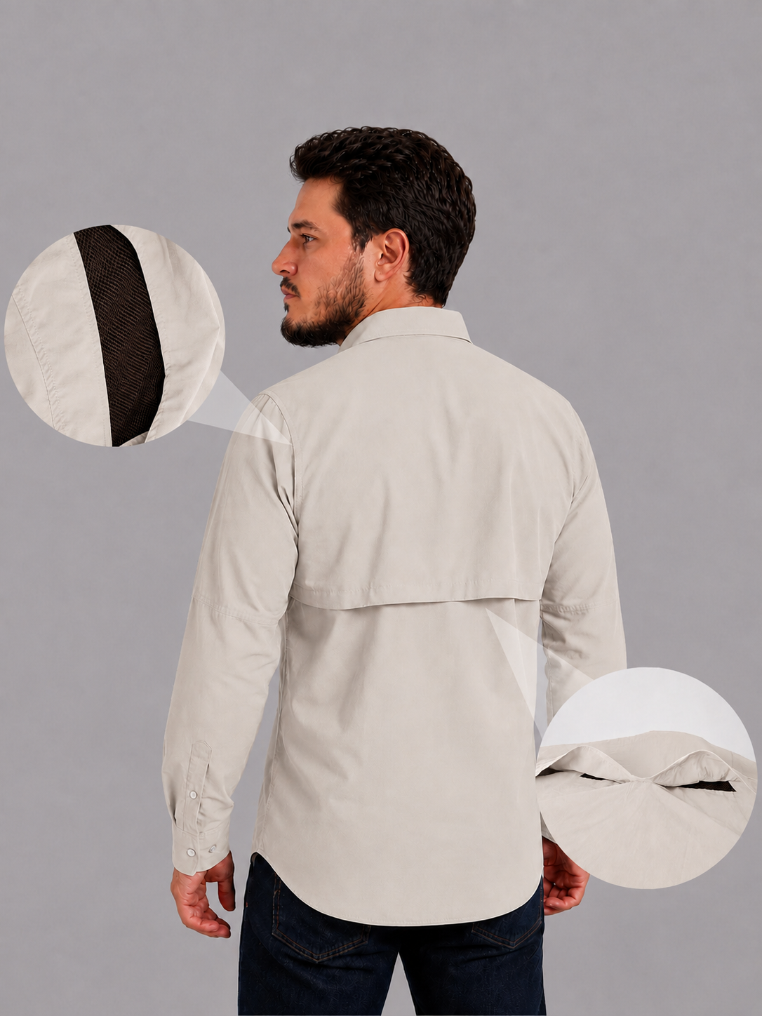 Camisa Adventure Neblina com Proteção UV50+