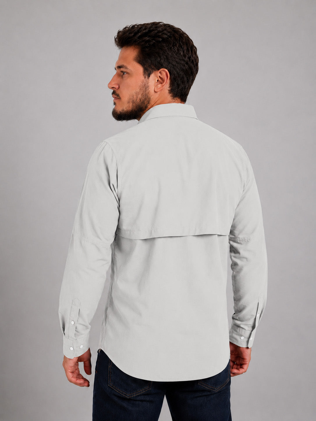 Camisa Adventure Cinza Ártico com Proteção UV50+