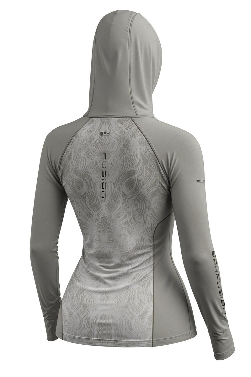Camisa FusionX Réptil Feminina Brk Snake Ice Cinza com Proteção UV50+