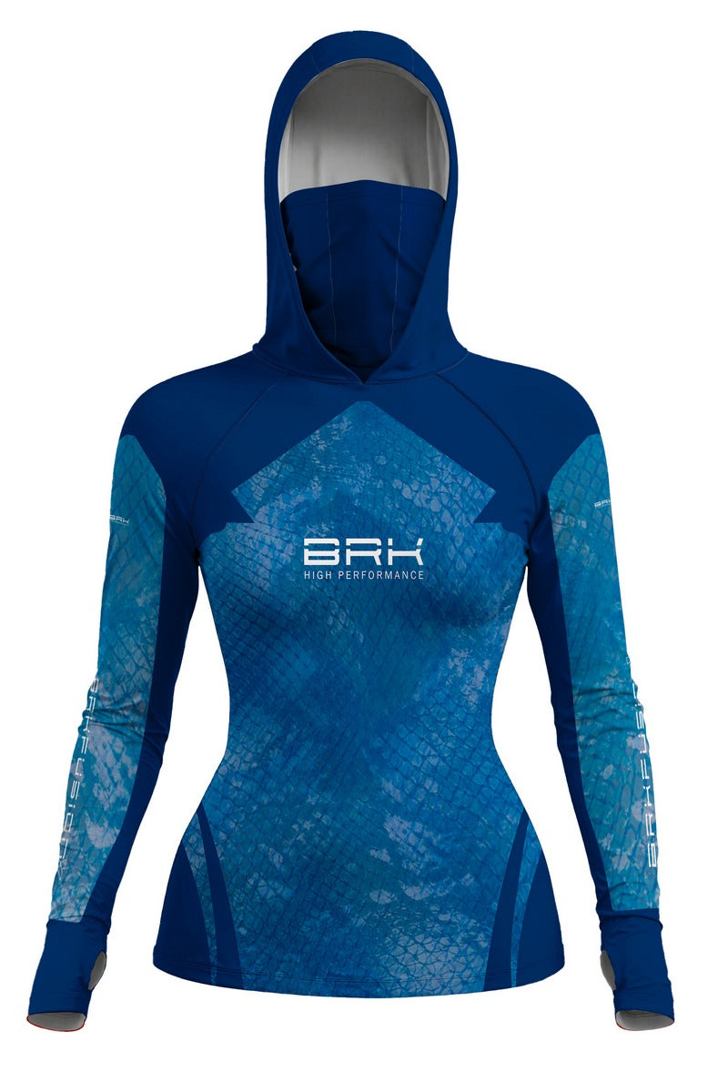 Camisa FusionX Réptil Feminina Brk Ocean com Proteção UV50+