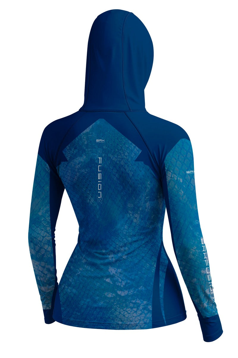 Camisa FusionX Réptil Feminina Brk Ocean com Proteção UV50+