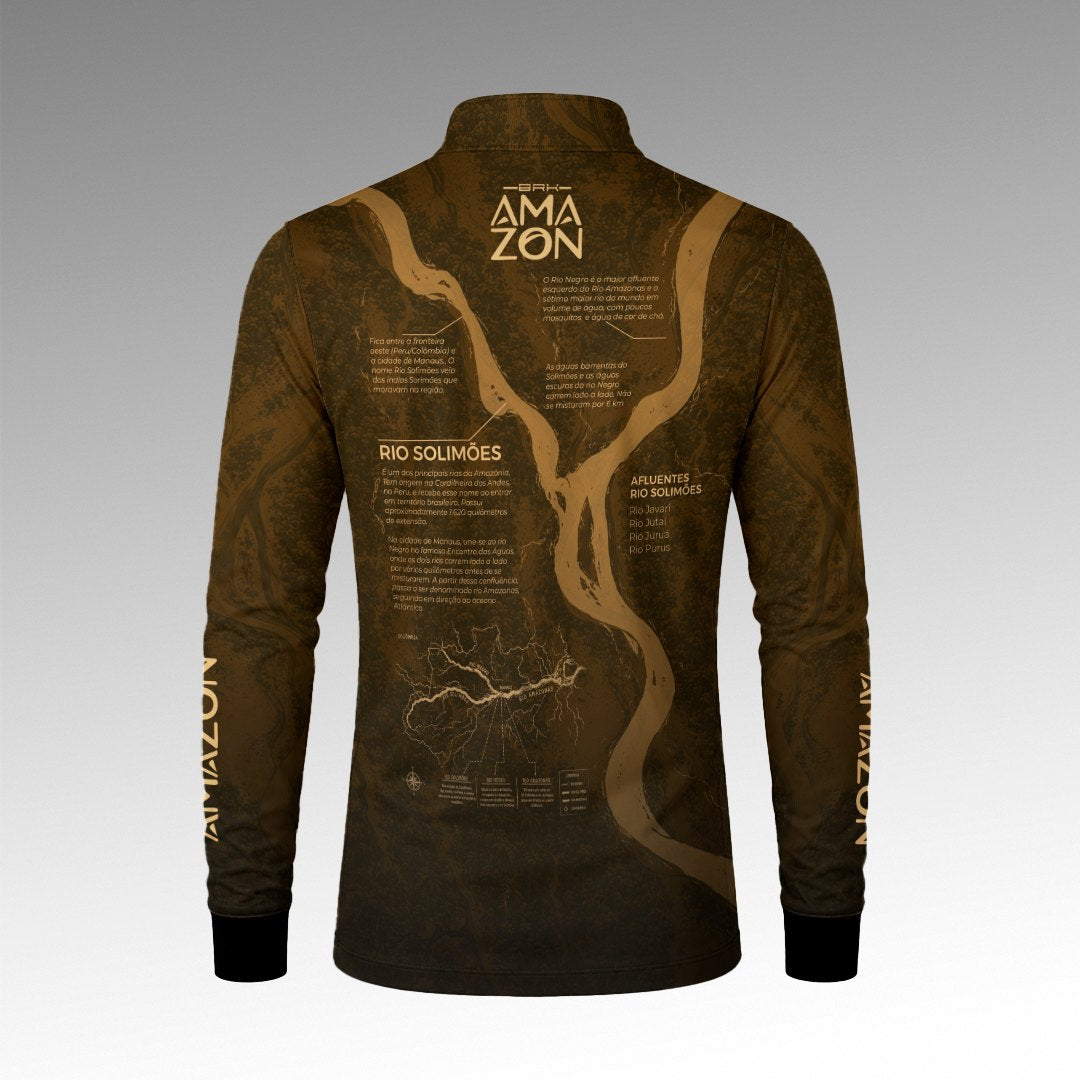 Camisa Amazon Rio Solimões Verde Musgo