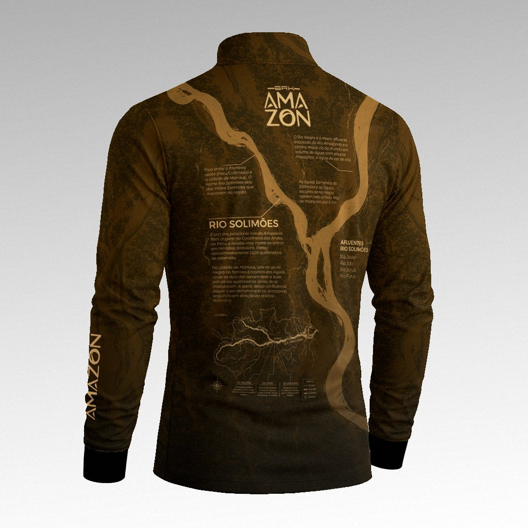 Camisa Amazon Rio Solimões Verde Musgo