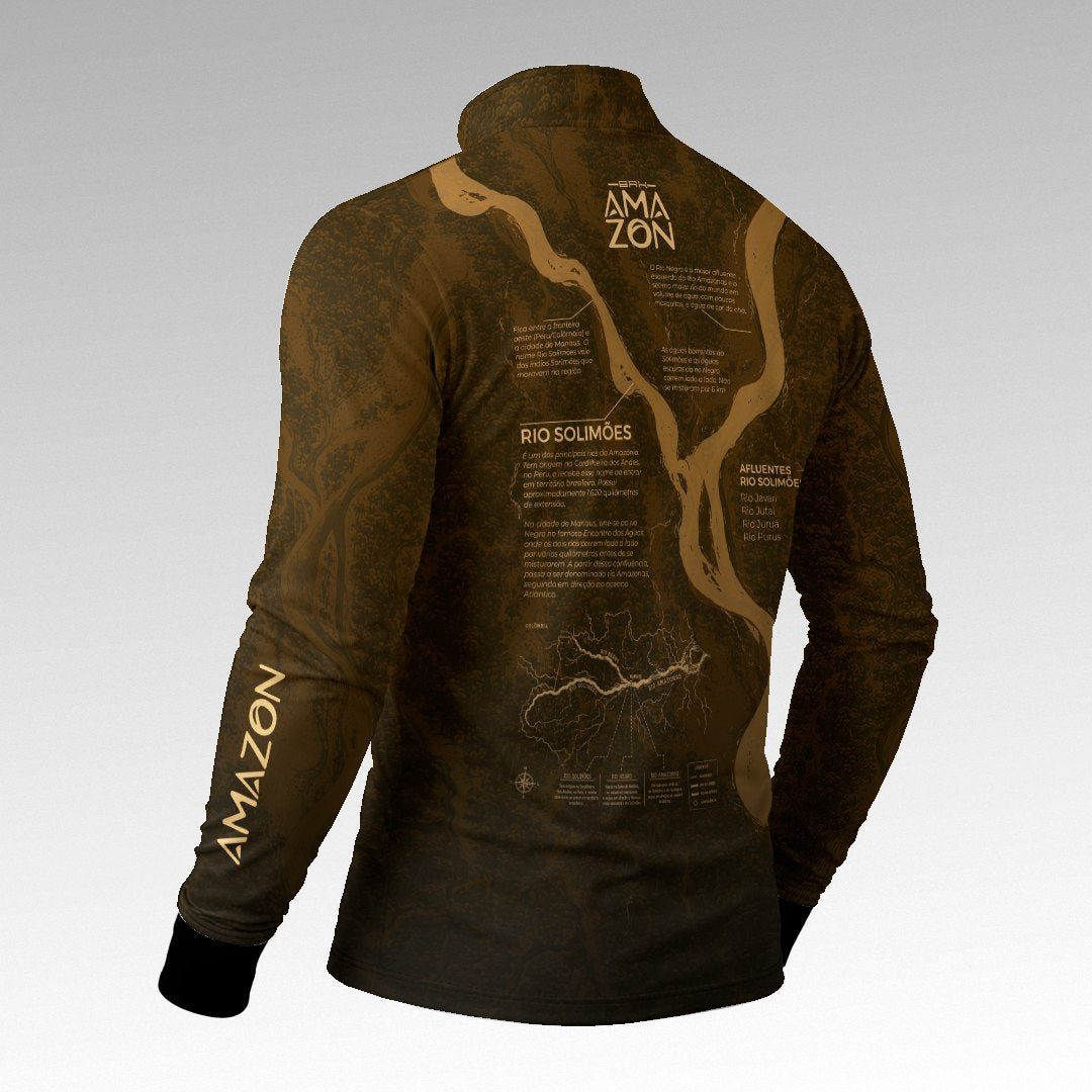 Camisa Amazon Rio Solimões Verde Musgo