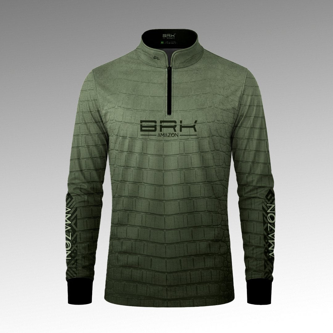 Camisa Amazon Jacaré-Açu Verde Oliva