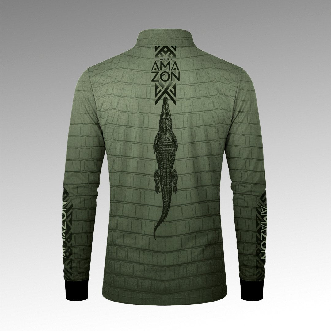Camisa Amazon Jacaré-Açu Verde Oliva
