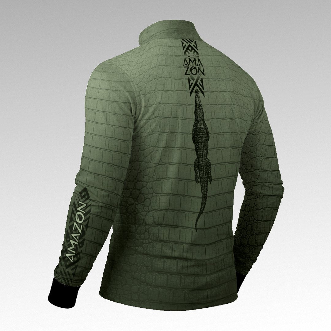 Camisa Amazon Jacaré-Açu Verde Oliva