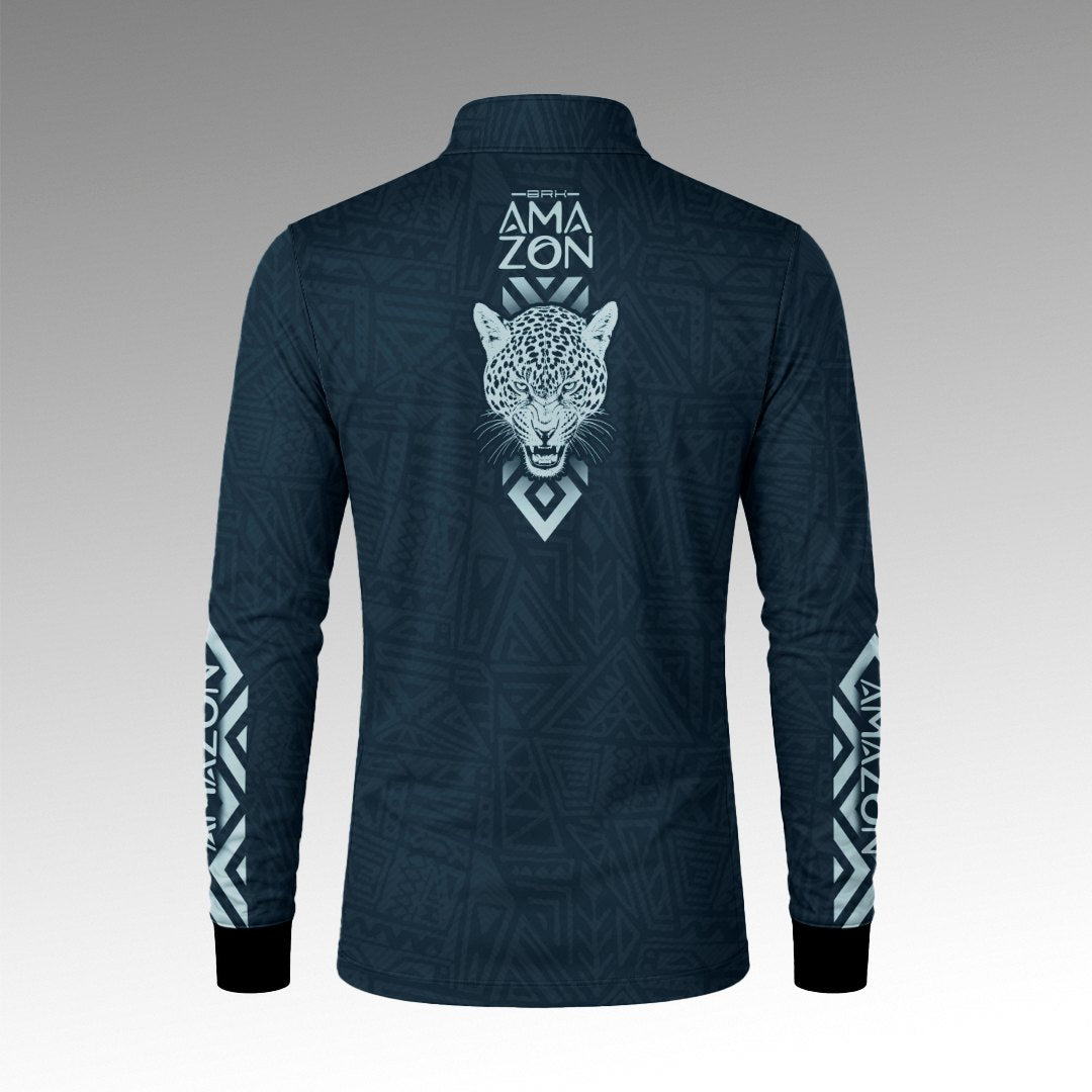 Camisa Amazon Onça-Pintada Azul
