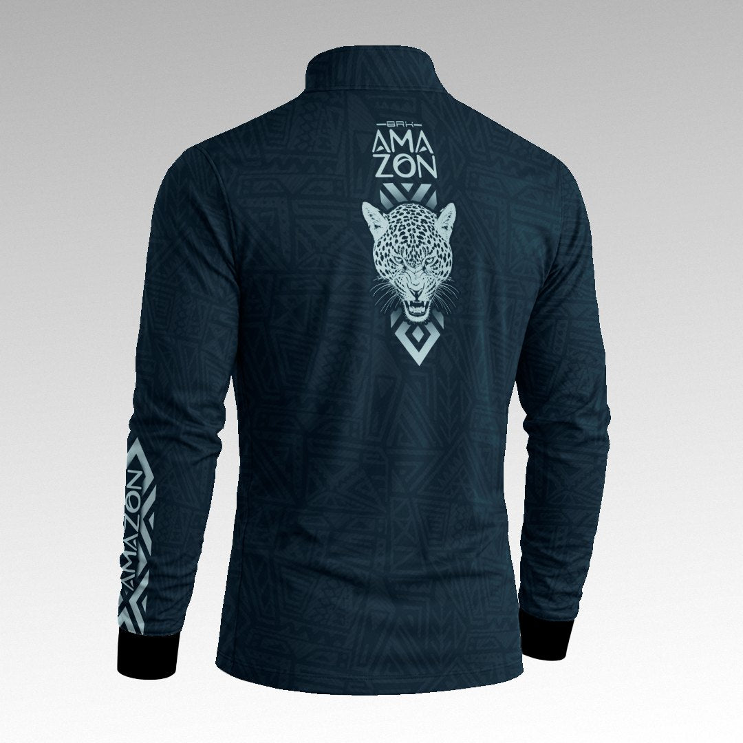 Camisa Amazon Onça-Pintada Azul