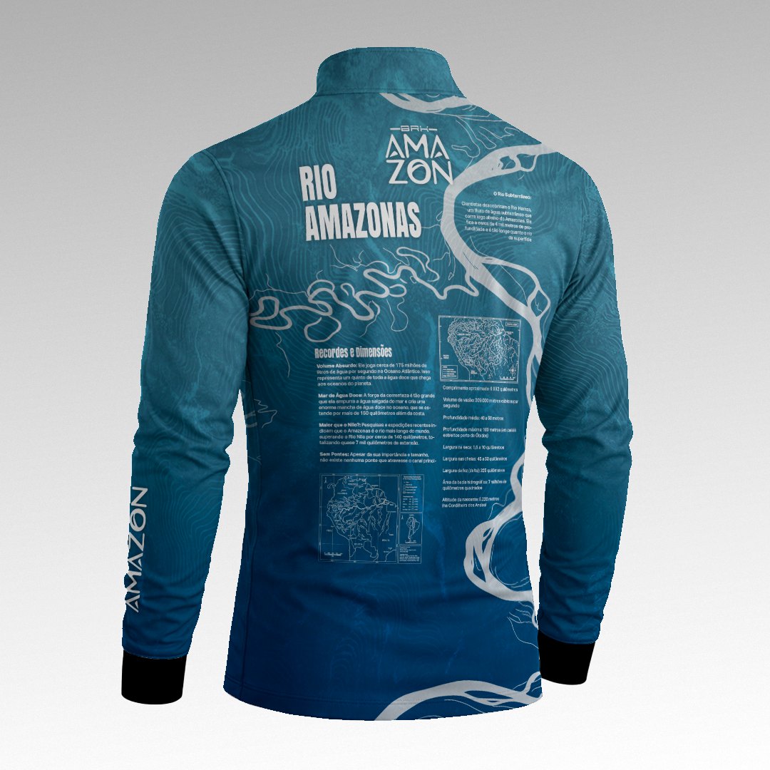 Camisa Amazon Rio Amazonas Azul