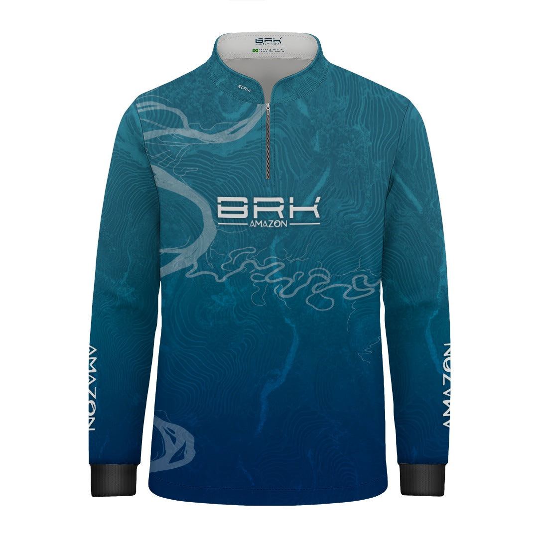 Camisa Infantil Amazon Rio Amazonas Azul