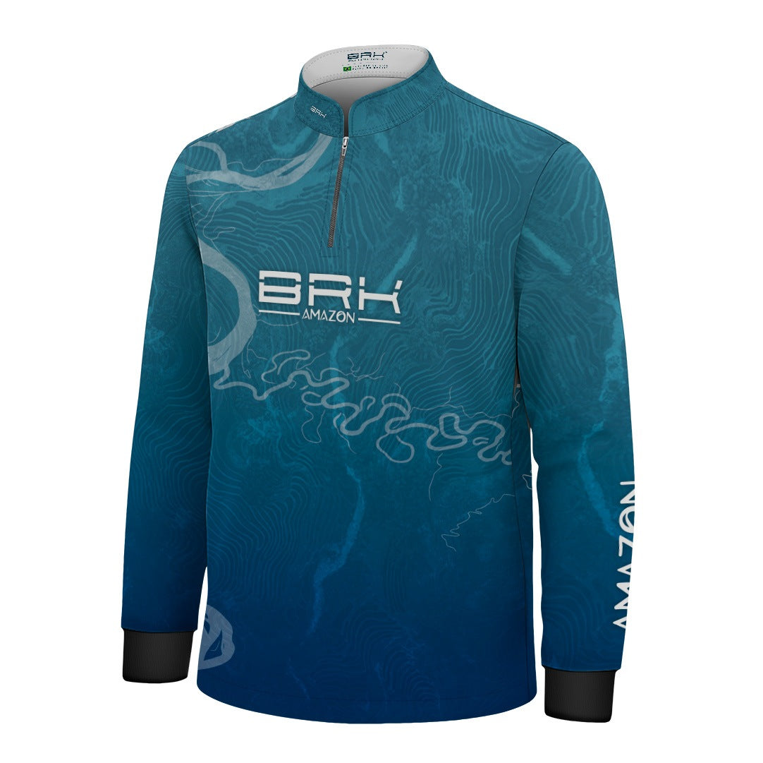 Camisa Infantil Amazon Rio Amazonas Azul