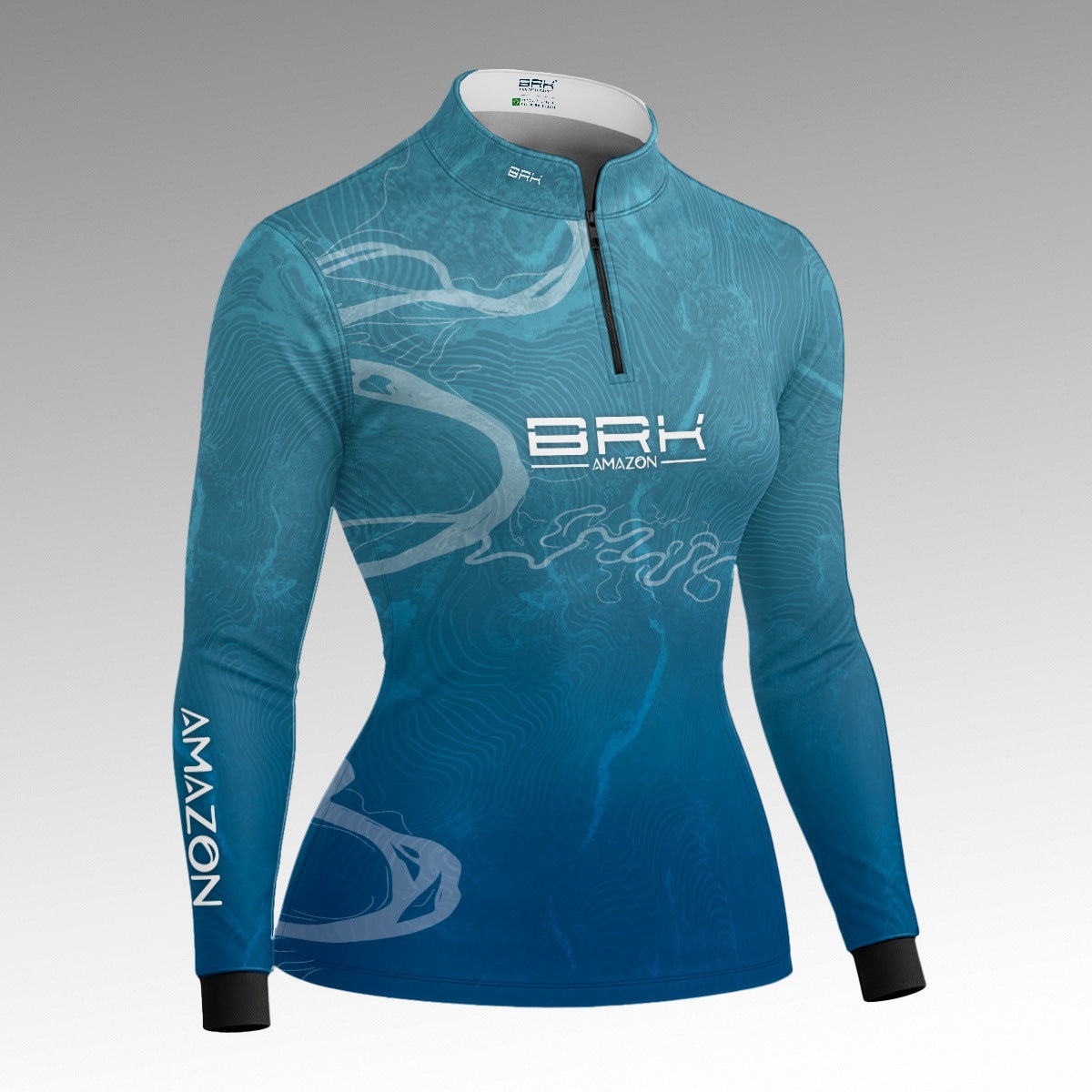 Camisa Feminina Amazon Rio Amazonas Azul