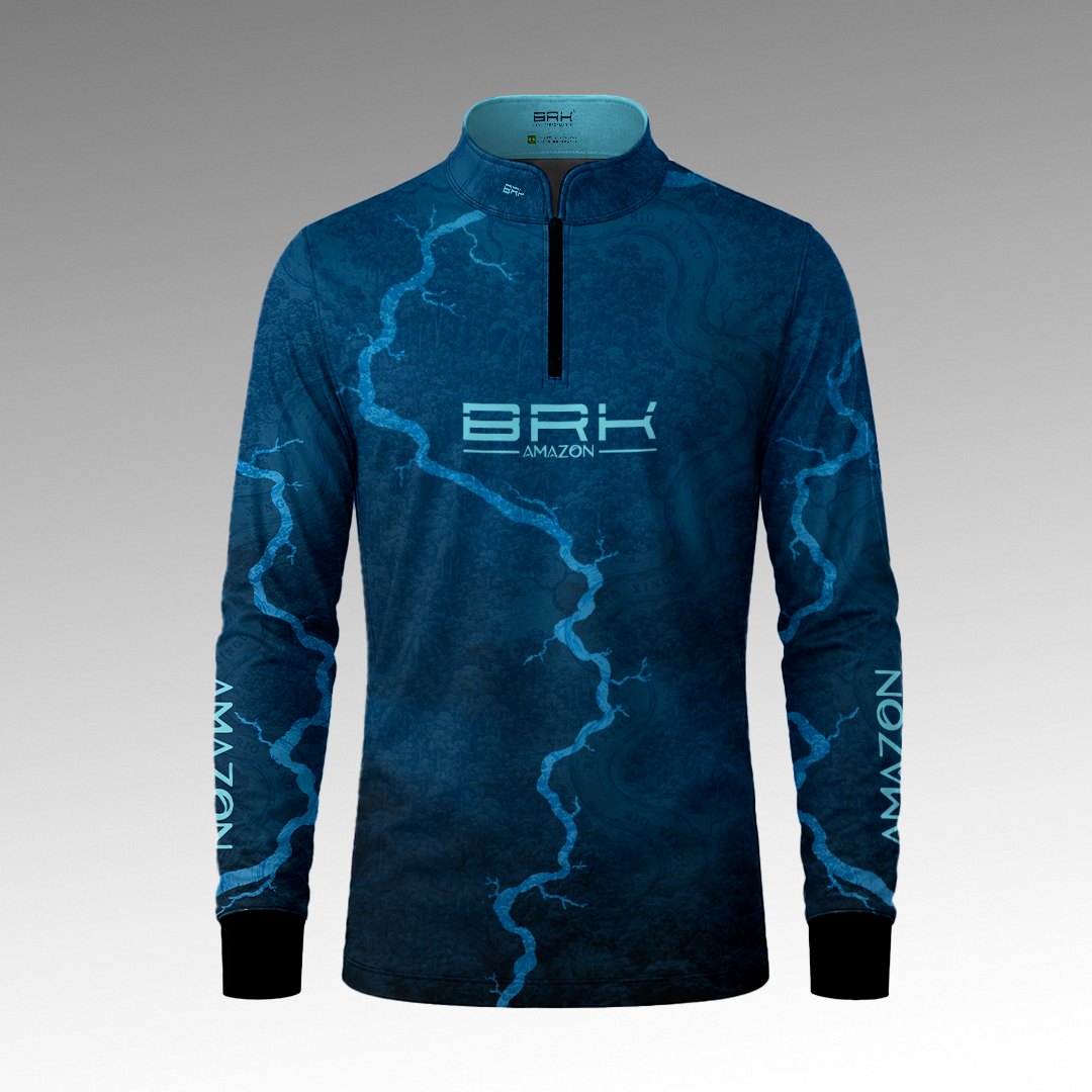 Camisa Amazon Rio Xingu Azul Marinho