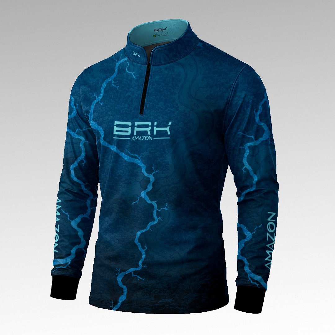 Camisa Amazon Rio Xingu Azul Marinho
