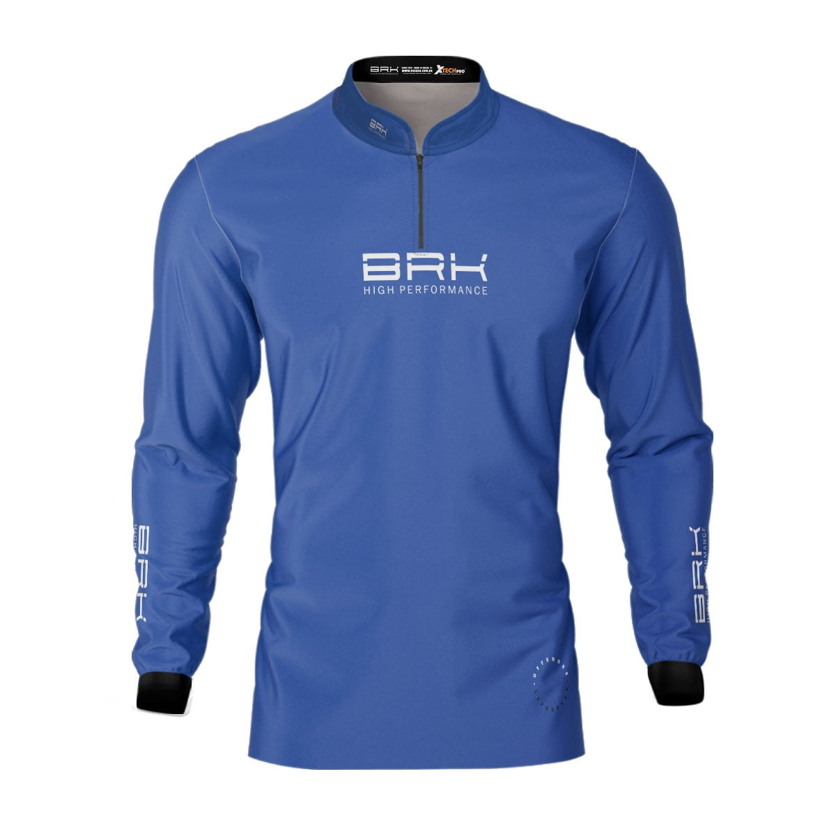 Camisa de Pesca Brk Offshore Isca Azul com Proteção Solar UV50+ - Brk Fishing