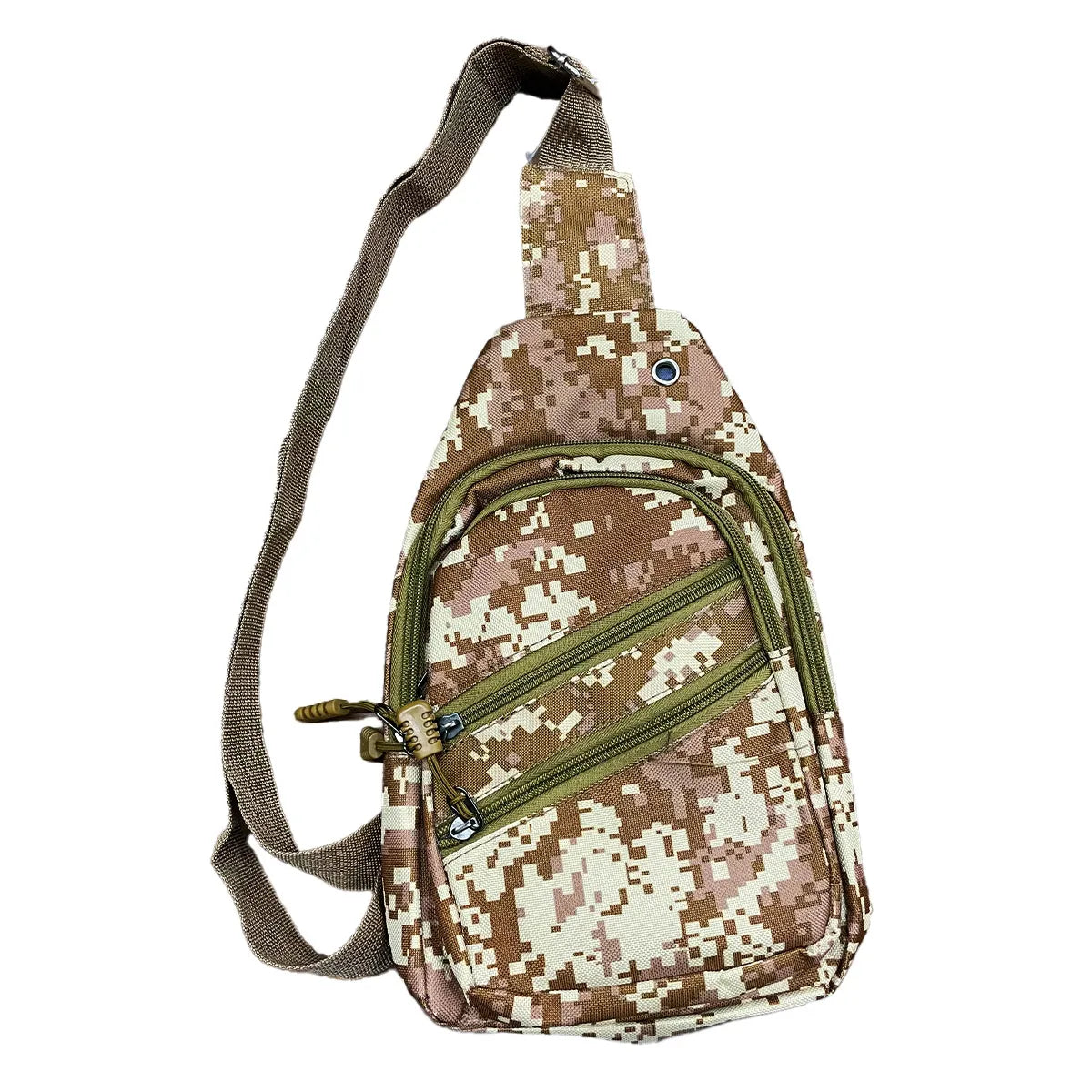 Bolsa Shoulder Pochete Camuflada 4 Zíper - Brk Fishing