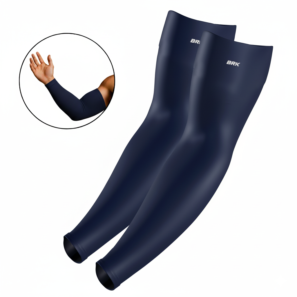 Manguito Brk UV50+ - Azul Petróleo - Brk Fishing