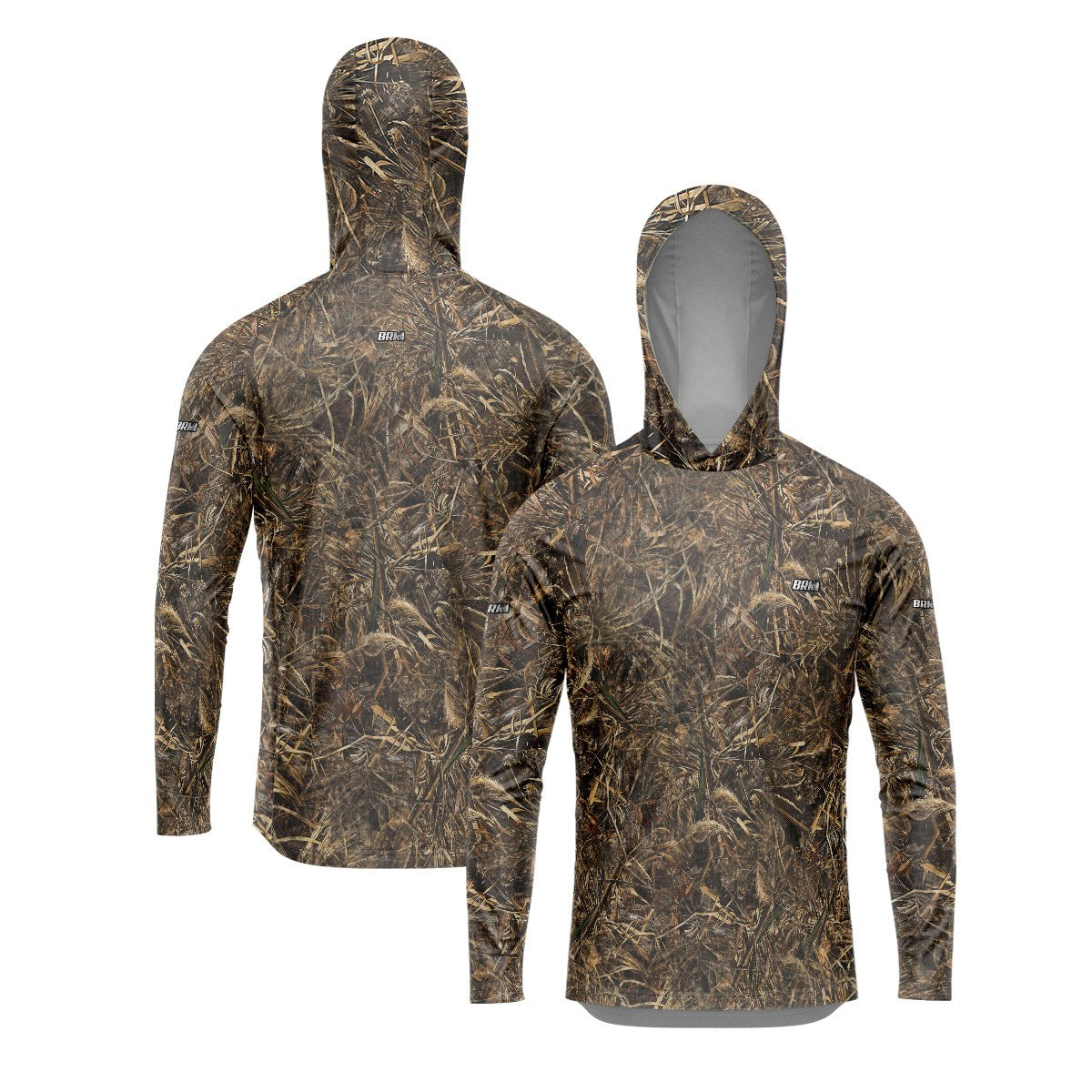Camisa de Pesca com Capuz Brk Real Tree com Proteção Uv50+ - Tamanho: G
