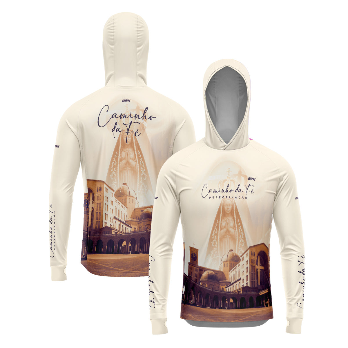 Camisa com Capuz Brk Caminho da Fe Catedral com Proteção Uv50+ - Tamanho: M