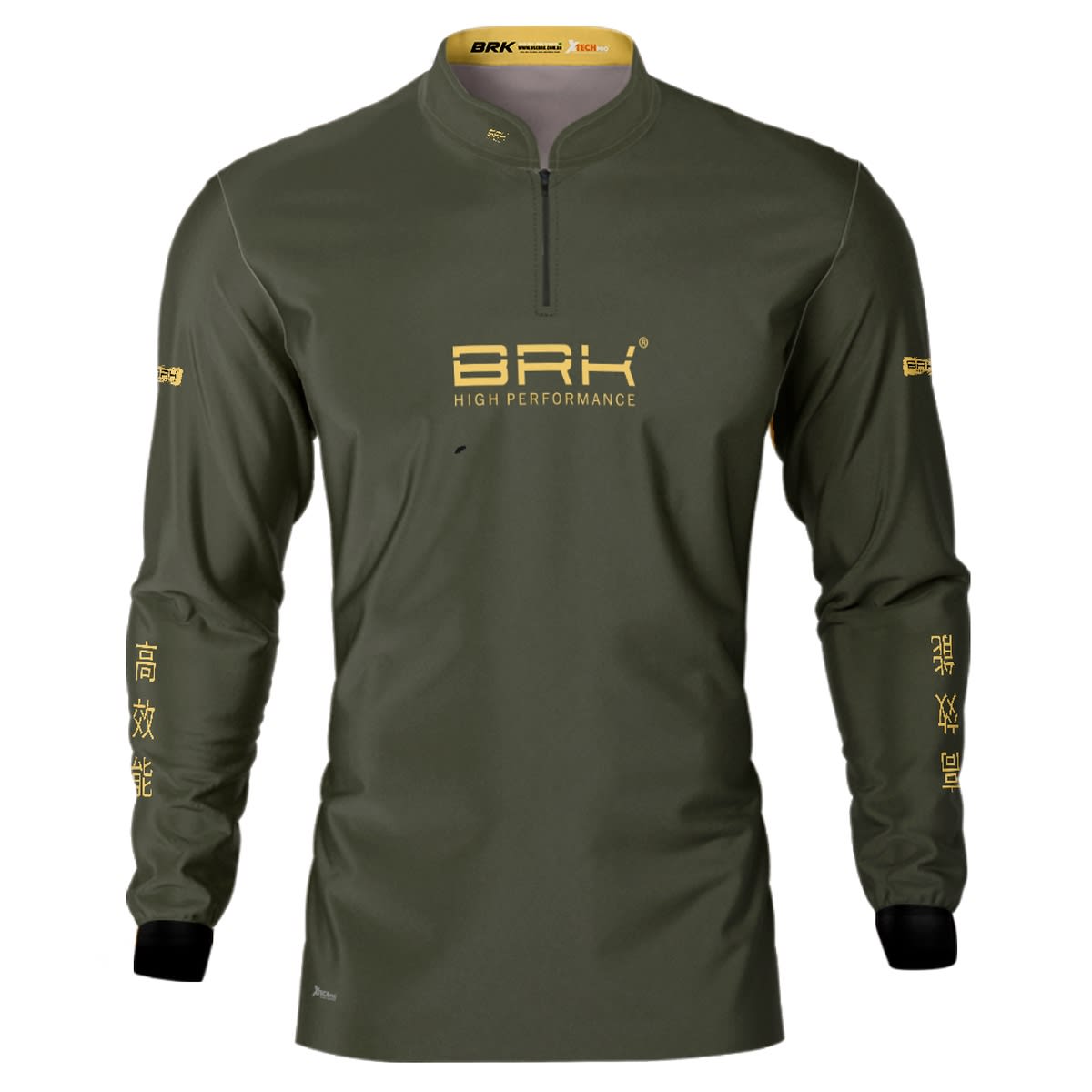 Camisa de Pesca Verde Brk Pesca Mundial com UV50+ - Brk Fishing