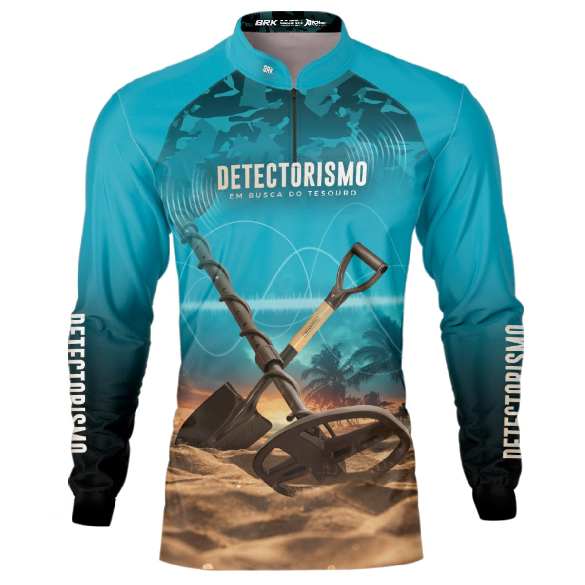 Camisa Brk Profissões Detectorismo Clara com UV50+ - Brk Fishing