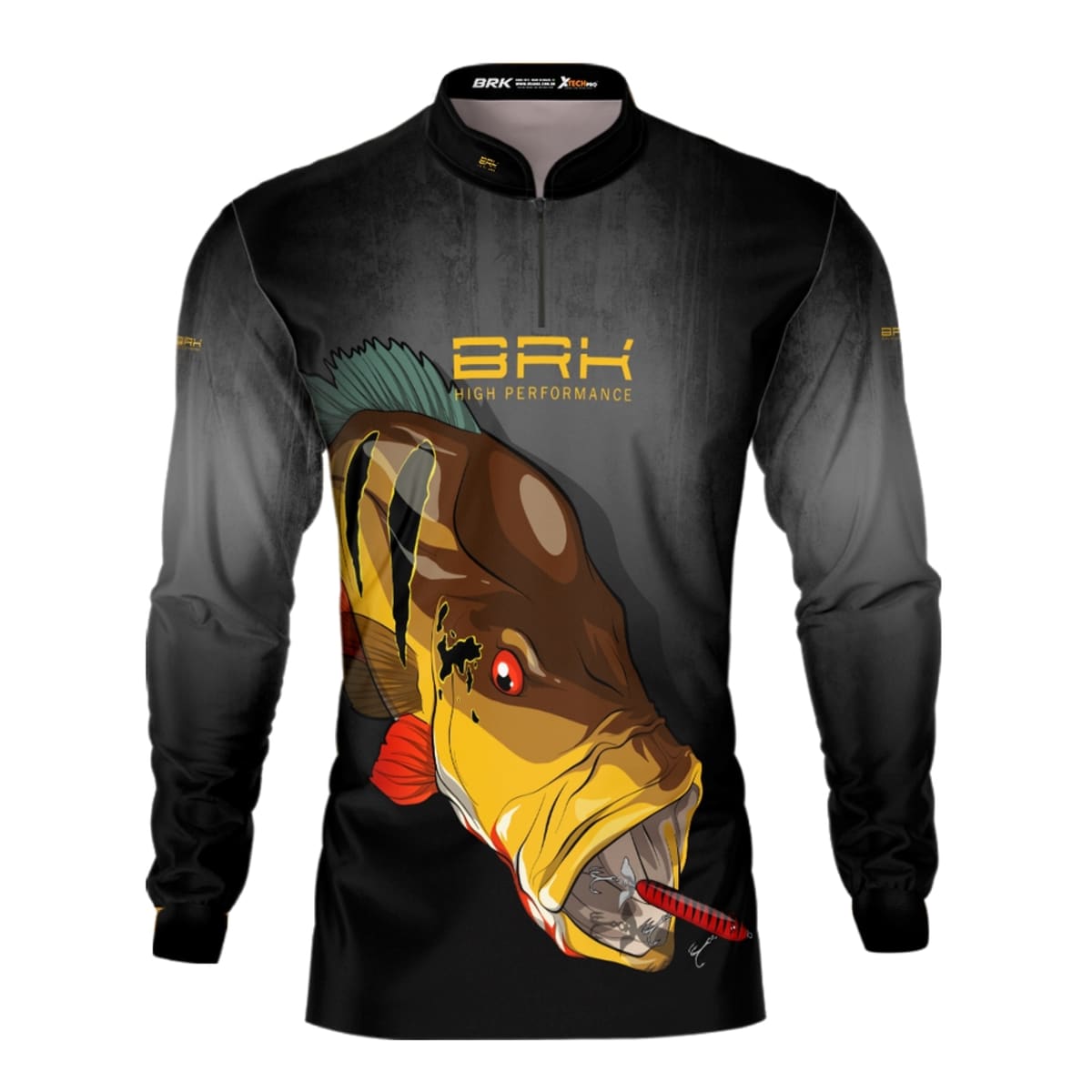 Camisa de Pesca Brk Tucunaré Açu High Performance com UV50+ - Brk Fishing