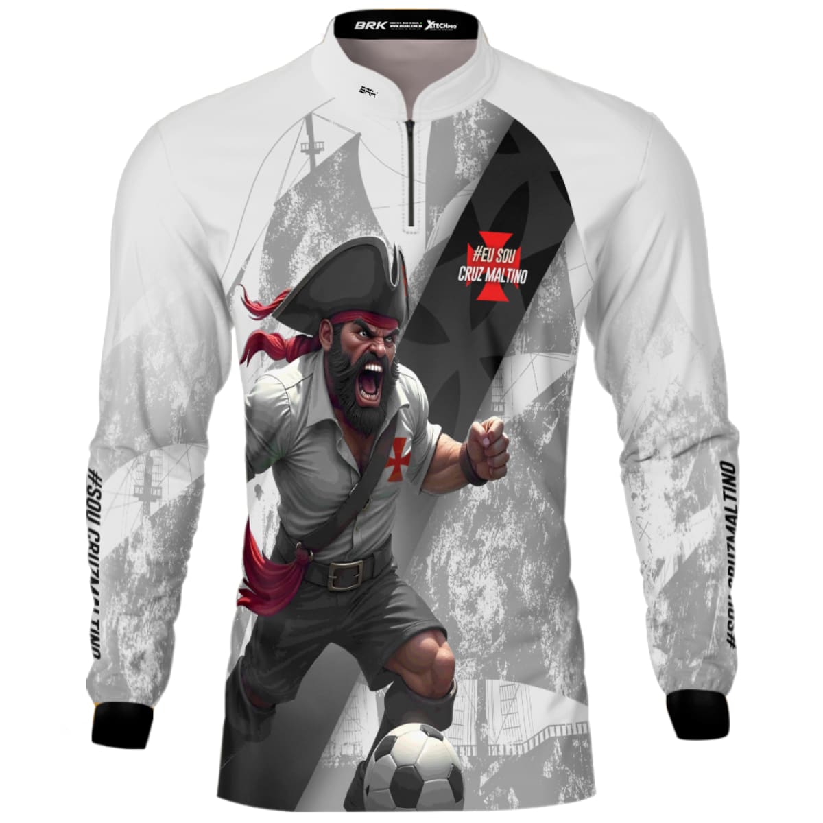 Camisa de Pesca Brk Mascote Almirante com Proteção UV50+ - Brk Fishing