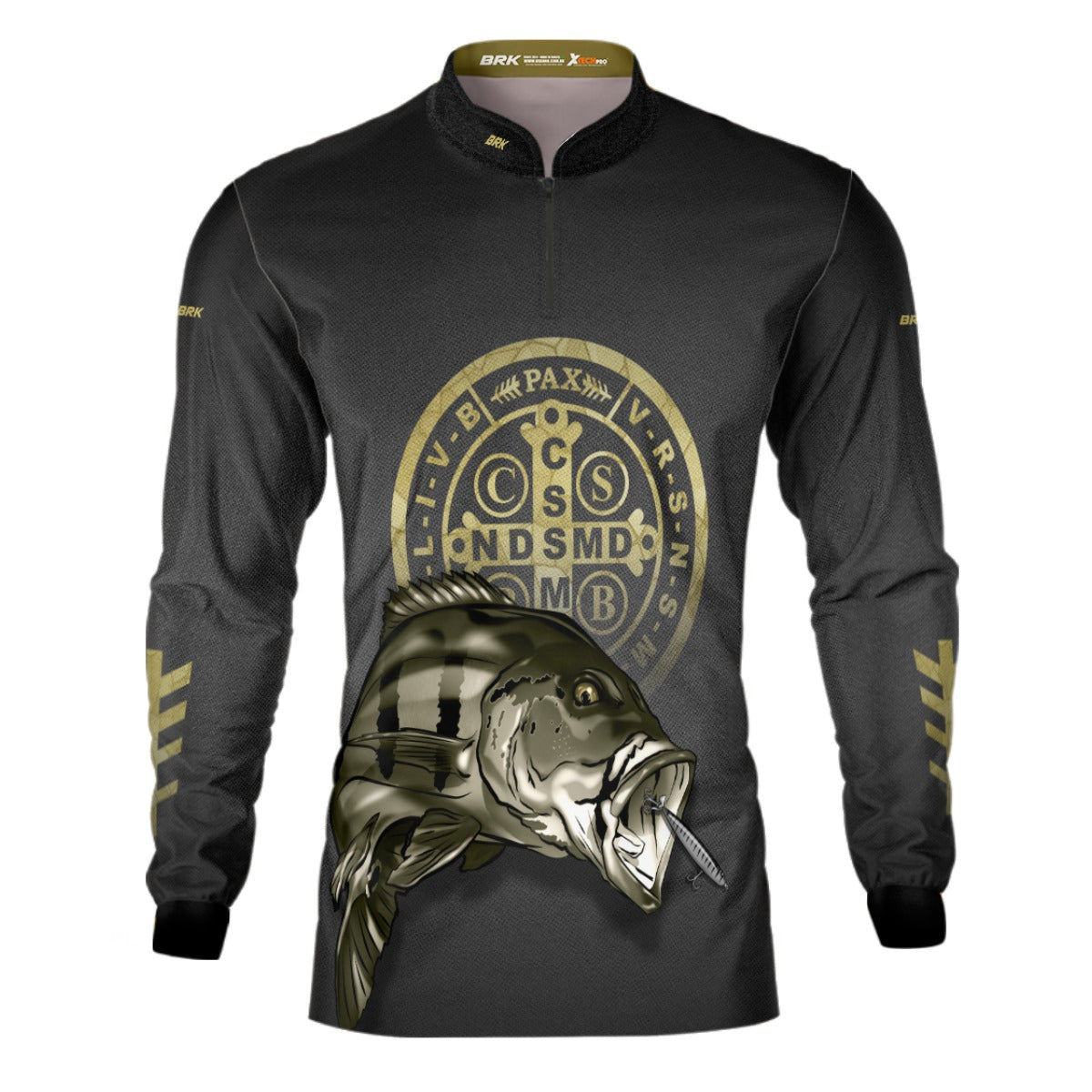 Camisa de Pesca Brk São Bento Tucunaré com UV50+ - Brk Fishing